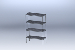 metal shelf