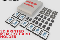3D PRINTABLE MEMORY CARD HOLDER