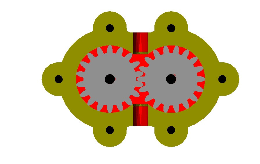 gear pump 3D CAD Model Library GrabCAD