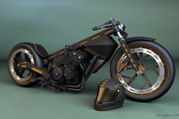 Bobber concept black