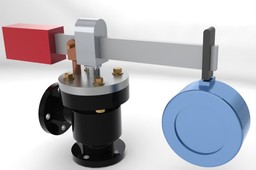 Safety lever valve