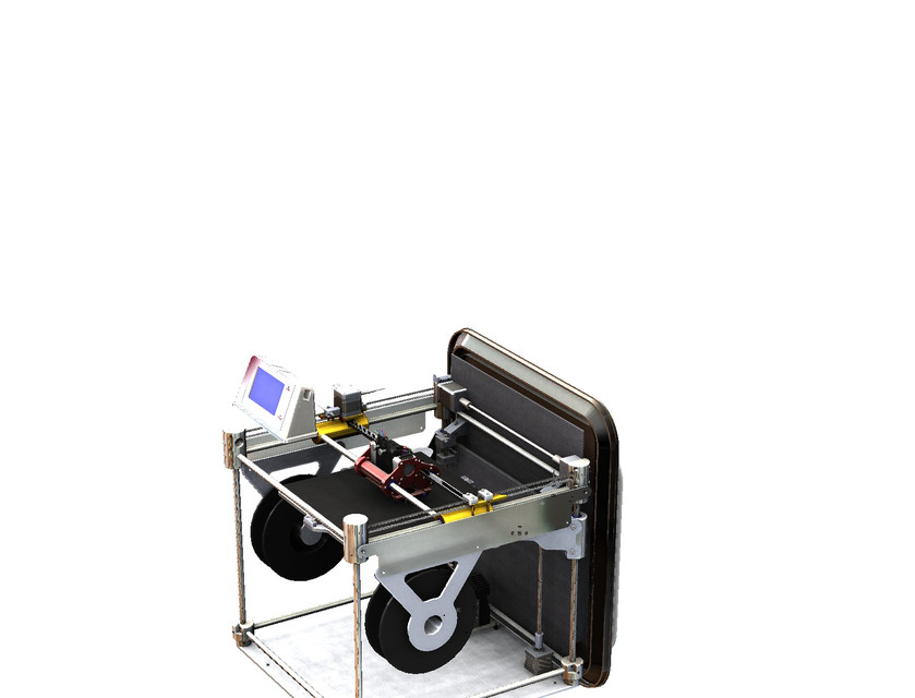 CubePro 3Dプリンター + accessories Cubepro retrofit | 3D CAD Model Library | GrabCAD