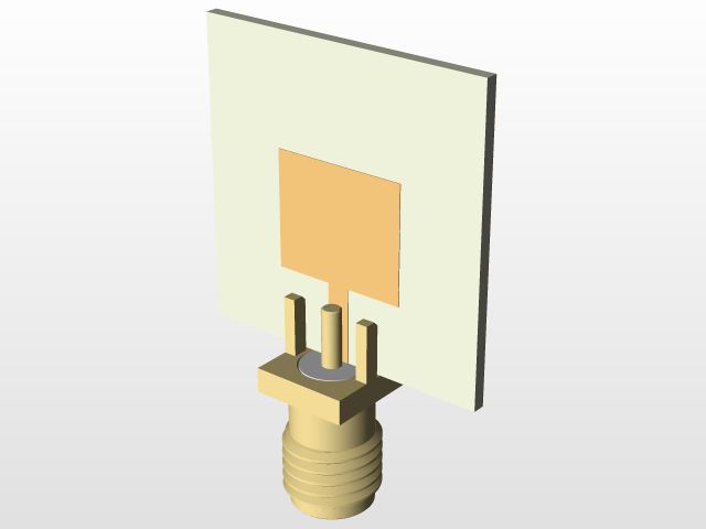 Slot with T-Ground Plane UWB Microstrip PCB Antenna