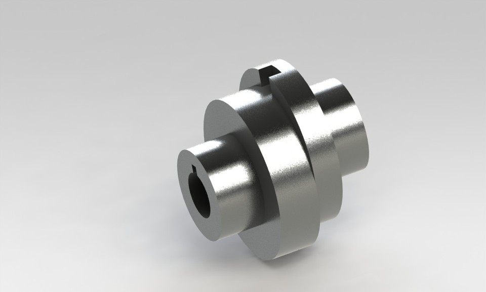 Oldham Coupling 3D CAD Model Library GrabCAD