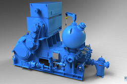 High pressure mud pump