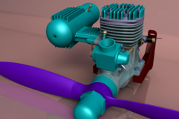 RC Plane Nitro Engine 