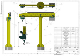 shop articulating jib crane cad