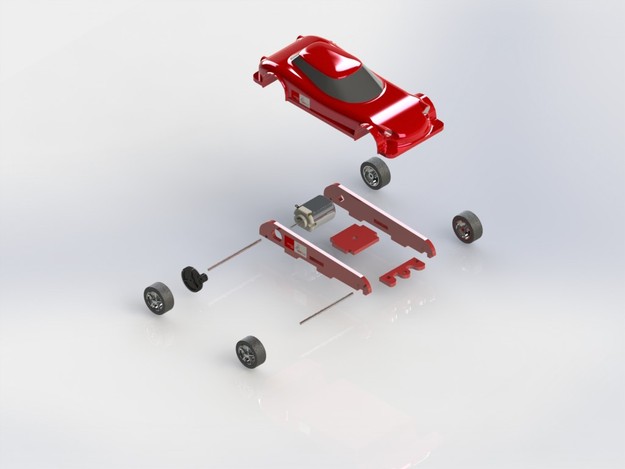 Slot car design