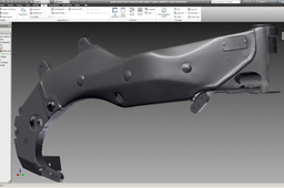 Aprilia rs250 frame 3d scan by tõnis vanaselja (part two)