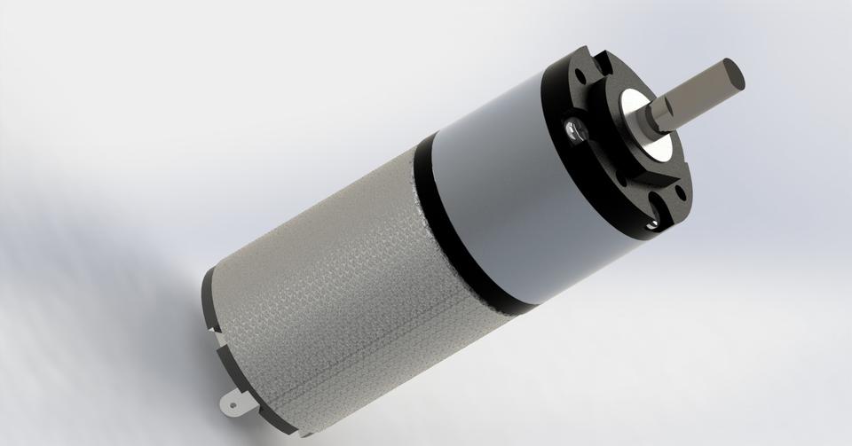 Robotzone Gearmotor 195RPM 12VDC ServoCity 638256 3D CAD Model