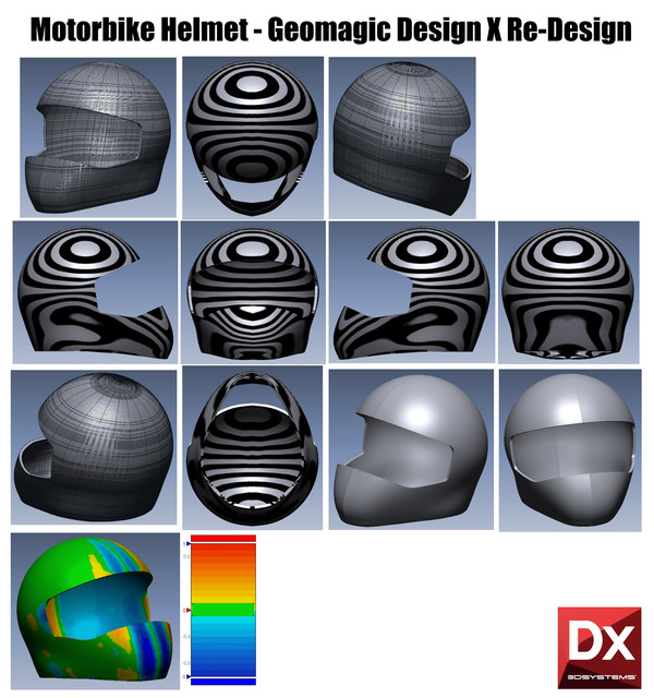 Motorbike Helmet - Geomagic Design X Re-Design