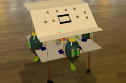 Sensorized Quadra-ventilator using PLC and HMI