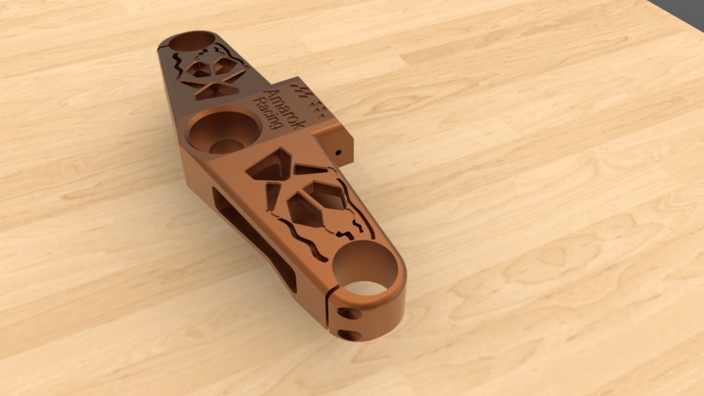 Amarok Racing triple clamp