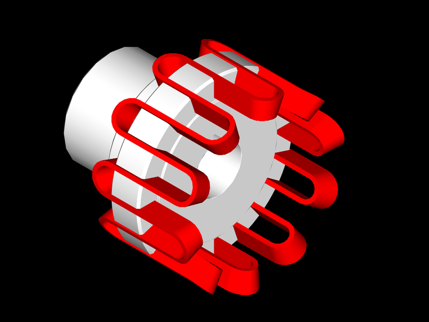 Grid coupling 3D CAD Model Library GrabCAD
