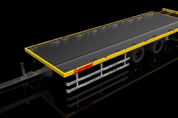 Extensible trailer with stiff shaft