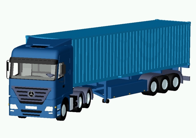 MB Actros + Container