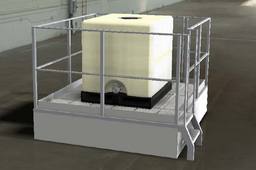 Single IBC bund with access