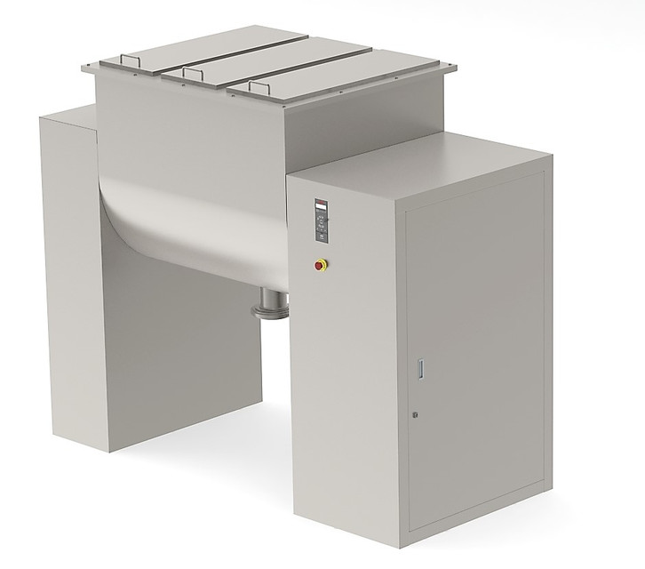 Ribbon blender 2 / Mezcladora horizontal de listones 3D CAD Model