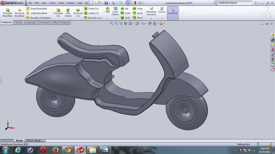 vespa on progres