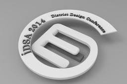 Makerbot IDSA lapel pin