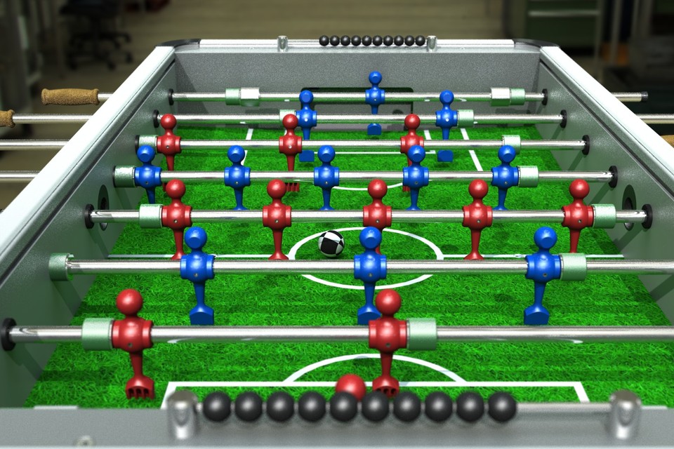 football table 3D CAD Model Library GrabCAD
