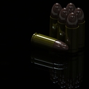 9mm Luger FMJ cartridge