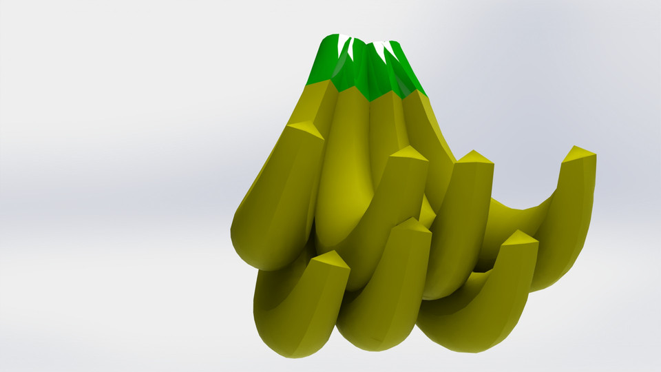 bananas 3D CAD Model Library GrabCAD
