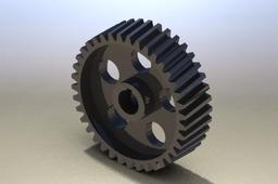 Helical gear wheel