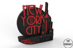 IDSA - New York City - 3D Lapel Pin