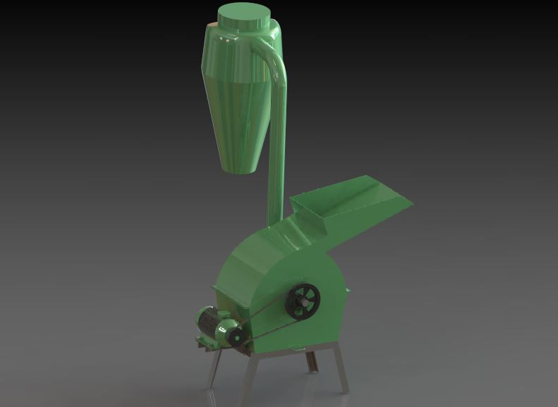 Hammer mill 3D CAD Model Library GrabCAD