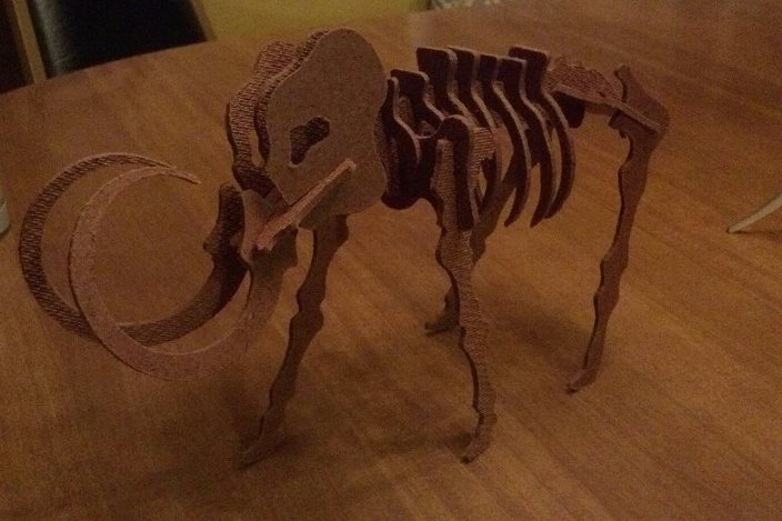 Mammoth Wood Craft Puzzle