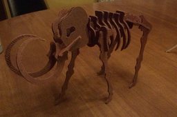 Mammoth Wood Craft Puzzle 