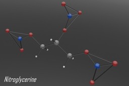 Nitroglycerine Molecule