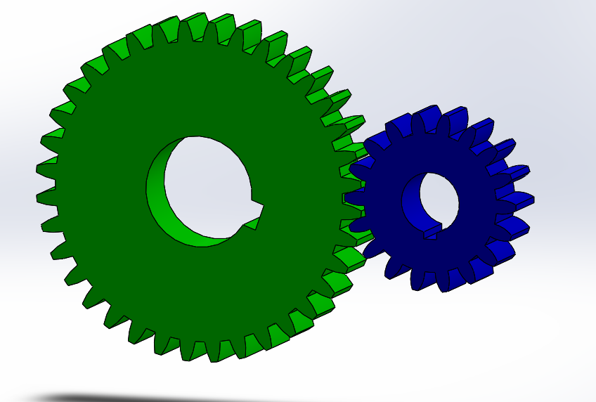 Spur gear 3D CAD Model Library GrabCAD