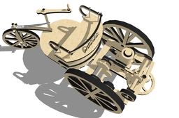 Karl Benz motorcar patent, 1886.
