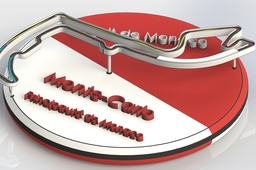 Monaco Table Decoration Piece/Badge :)