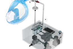 BiPAP Ventilator with Mask Hookup