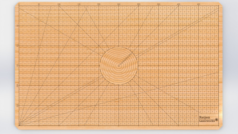 Scalable Cutting mat Laser cut edition 3D CAD Model Library GrabCAD