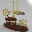 Tumbler Stirling engine