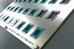 Semiconductor carrier 19 x 19 mm reva ( 3 x 8 matrix ) 