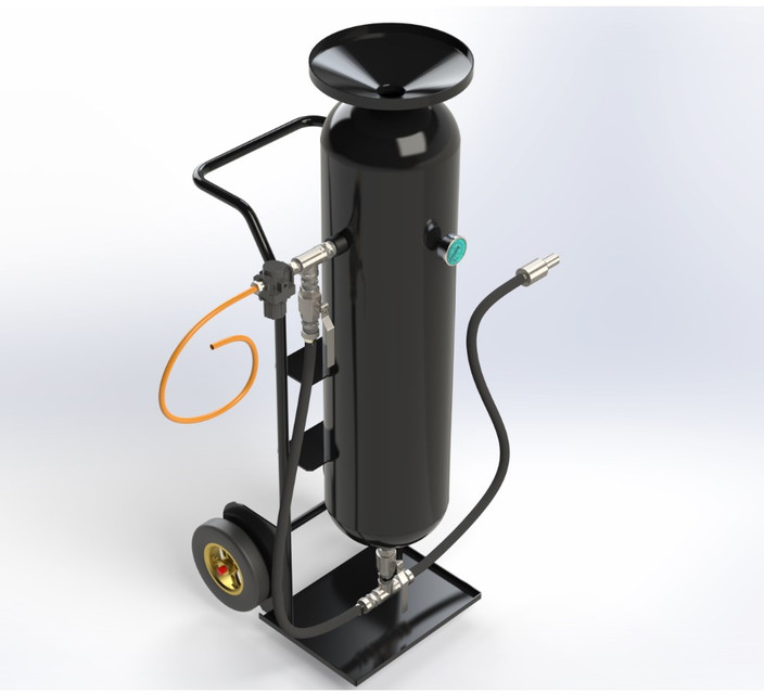 Sand Blasting 3D CAD Model Library GrabCAD