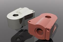 Gas jack top fixation