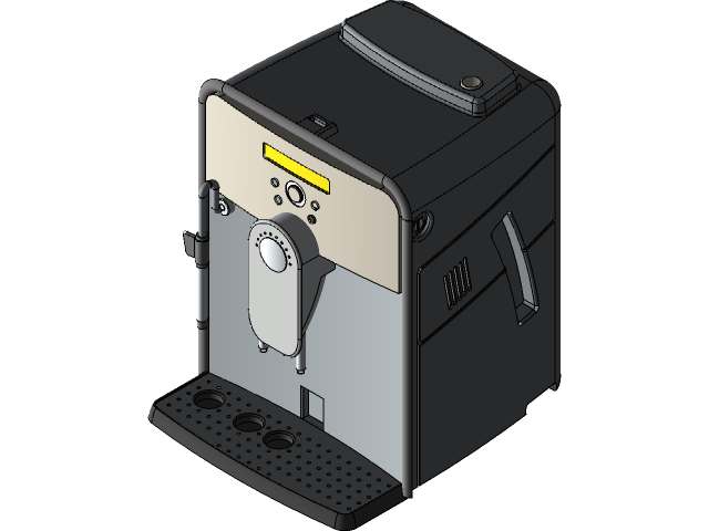 КОФЕМАШИНА Gaggia Platinum Swing Up | 3D CAD Model Library | GrabCAD