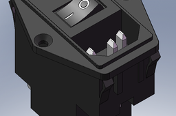 Power Inlet with Switch -  TE Connectivity - PE0SXDHX0
