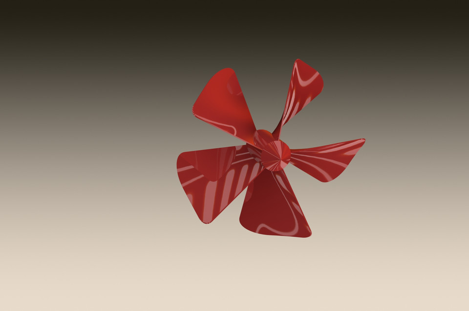 Submarine Propeller 3D CAD Model Library GrabCAD