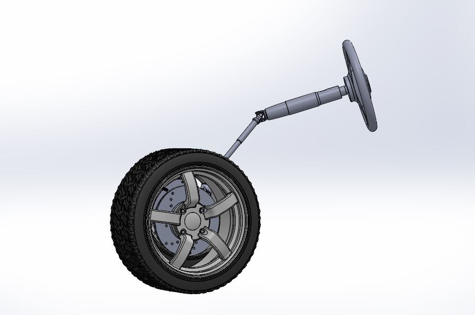 Steering rack system 3D CAD Model Library GrabCAD