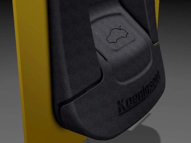 Koenigsegg hood release handle