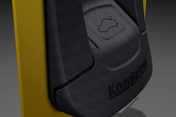 Koenigsegg hood release handle
