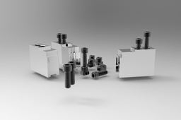 SOFT CHUCK JAWS / T NUTS / 1/2 BSW STUDS
