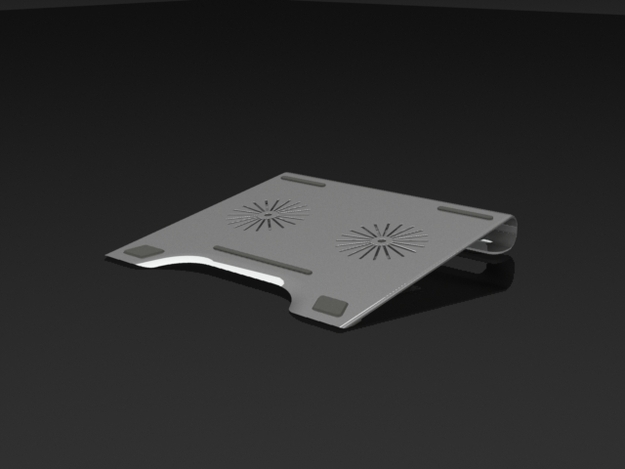 metalic laptop cooler
